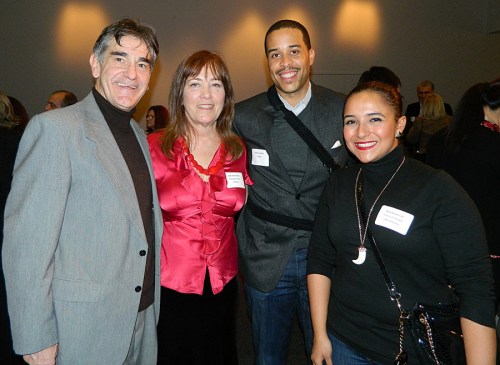 Students, scholars, alumni and guests enjoying the event