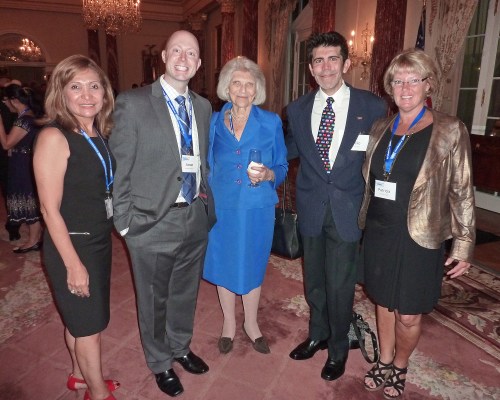 Ana Gil-García, Jason Romano, Hariet Mayor Fulbright, Elio Leturia and Patti Powell