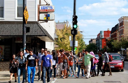 On the way to the Pilsen murals