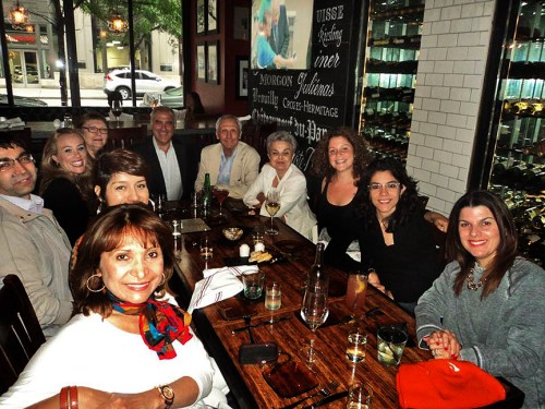 Enjoying the summer weather and sharing the Fulbright spirit at Troquet