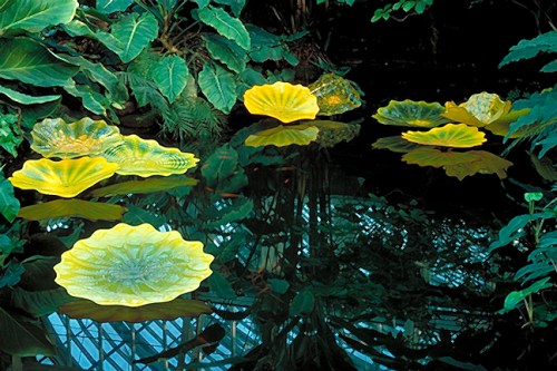 The Garfield Conservatory was erected in 1907.