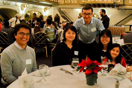 Fulbright scholars attended the 2015 Winter Holidays Reception with their families.
