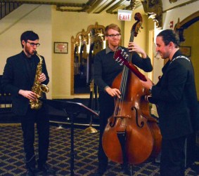 Columbia College Chicago Jazz trio provided excellent live music.