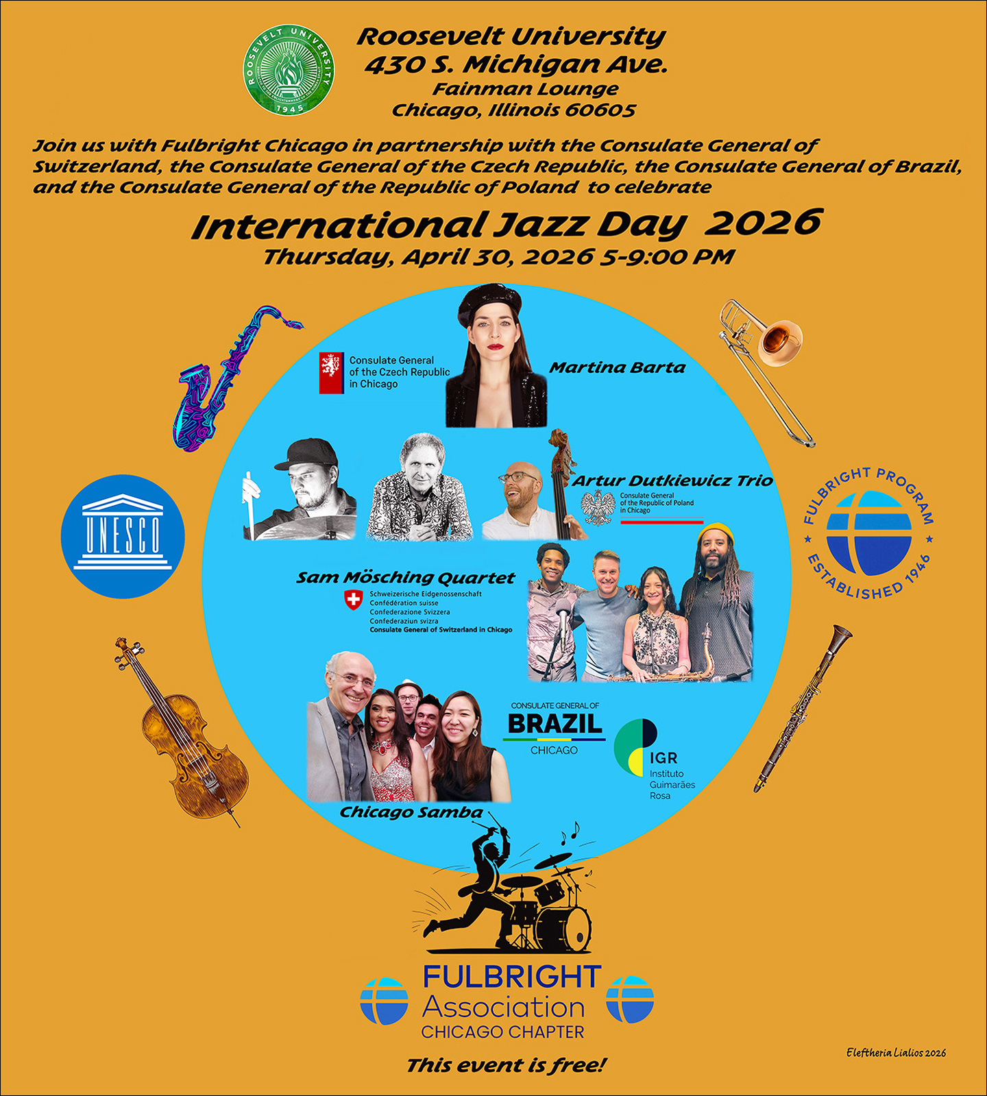 Celebrate 15 years of International Jazz Day in Chicago with a